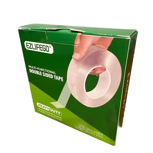 EZlifego Double Sided Tape Heavy Duty Extra Large 1.18"x16.5ft Nano Double Sided - Picture 1 of 13