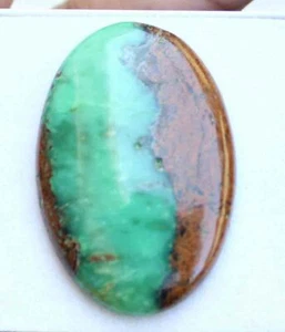 60,60 Karat große natürliche Chrysoprase Cabochon Loos Edelstein - Bild 1 von 2