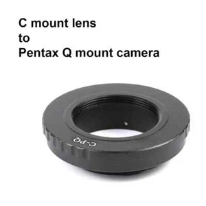 C-PQ per obiettivo attacco C - Anello adattatore montaggio fotocamera attacco Pentax Q C-Q per Pentax - Foto 1 di 24