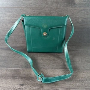 Vintage Girl Scout Handbag Purse Dark Green - Picture 1 of 11
