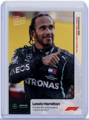 /1915 2020 Topps Now F1 Lewis Hamilton #003 Rookie Card RC - Image 1 of 2