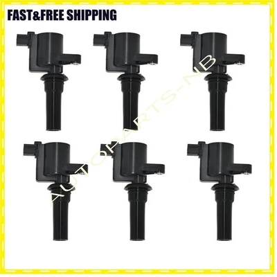 6x Ignition Coil for Jaguar S-Type Lincoln LS V6 3.0L 1W4U-12A366-AA - Image 1 of 4