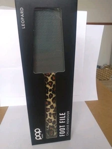 POP SONIC FOOT FILE Callous Remover Leopard NEW - Picture 1 of 3