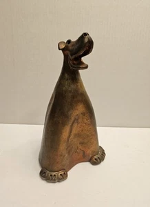 Windholtz Round Tree Pottery 11" Raku Hund Figur RTP 09 - Bild 1 von 15