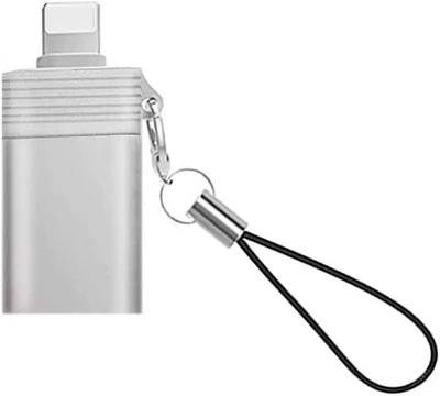 USB Camera Adapter, USB Female OTG Adapter Compatible with iPhone 11 Xs X 8 - Image 1 of 4