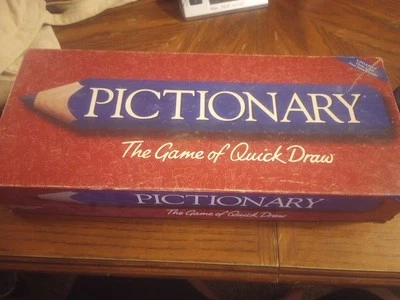 Juego de mesa vintage Pictionary edición 1993-1997 Milton Bradley EE. UU. #4531 Foto 1 de 2
