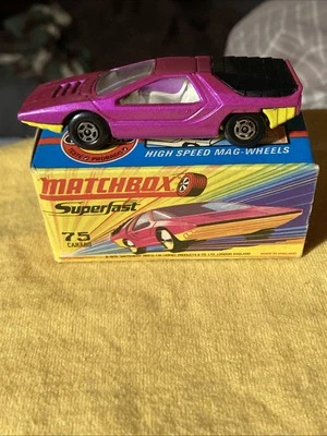 Matchbox Superfast Lesney Made In England Alfa Carabo With Original Box - Image 1 of 4