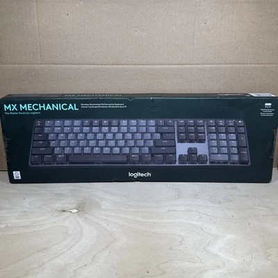 Logitech MX Mechanical Wireless Illuminated Performance Keyboard Tactile - (New) - Image 1 of 4