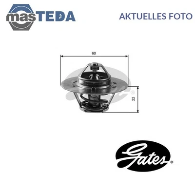 TH12488G1 KÜHLFLÜSSIGKEIT KÜHLER THERMOSTAT GATES NEU OE QUALITÄT - Image 1 of 4