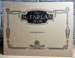 Folleto automático de colección The McFarlan Six Connersville Indiana ca 1926 en muy buena condición - Imagen 1 de 7
