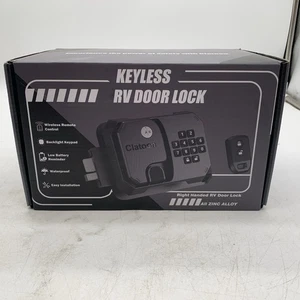 Cerradura de puerta de RV entrada sin llave con teclado de 10 dígitos y control remoto premium - Imagen 1 de 6