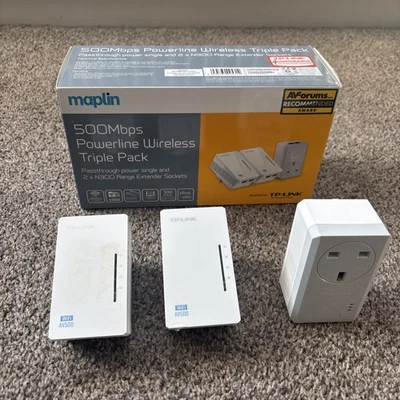 TP-Link AV500 Powerline WLAN Extender WPA4220 Paar BITTE LESEN - Bild 1 von 4