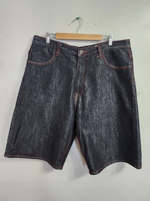 Pantalones Cortos De Colección PJ Mark Jean Para Hombres 40 Pantalones Cortos de Denim Sueltos Skate Y2K Grunge Largos Sueltos Foto 1 de 4