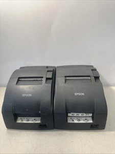 Lot Of 2 Used EPSON TM-U220B, M188B Network Receipt Printer / No Ac Adapter - Picture 1 of 20