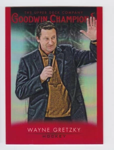 2021 UD GOODWIN CHAMPIONS WAYNE GRETZKY RED PARALLEL PLATINUM SP #20 NHL Oilers - Picture 1 of 1