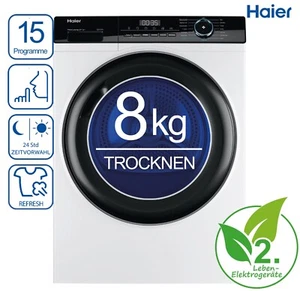 Haier Wärmepumpentrockner 8kg weiß i-time i-Refresh HD80-A2939 RO_HD80A2939_R - Bild 1 von 14