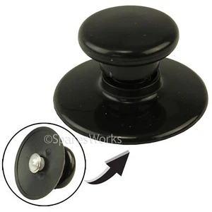 Manija de perno de tapa de vidrio negro a prueba de calor para olla de cocción lenta RUSSELL HOBBS 3.5L 6.5L - Imagen 1 de 4