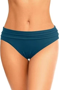 Nuevo con etiquetas Pantalones de bikini acanalados de cobertura completa para mujeres Pantalones de natación con control de barriga Talla XL - Imagen 1 de 5