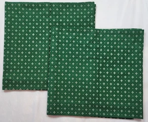 2 Longaberger Green Woven Traditions Heritage Valances Lined 74x18 each - Picture 1 of 9