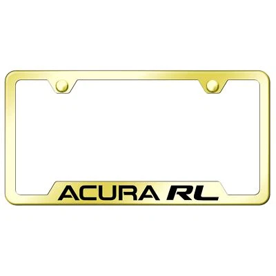 Marco de matrícula recortado con logotipo grabado láser Acura RL Foto 1 de 3