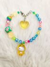 Sanrio Hello Kitty Chic Mascot Charm Mismatch Beaded Bracelet Chicken Easter