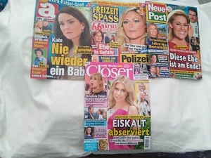 Zeitschrift 4 Hefte Closer ,Neu Post,Freizeit Spass,a die Aktuelle NEU ungelesen - Bild 1 von 1