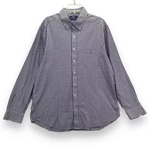 Vineyard Vines lila & weiß kariertes Slim Fit Tucker Hemd Button Down Größe XL - Bild 1 von 6