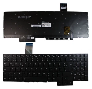 Deutsch Layout Hinterleuchtet Schwarz Tastatur für Lenovo PR5CYRGBG - Picture 1 of 1