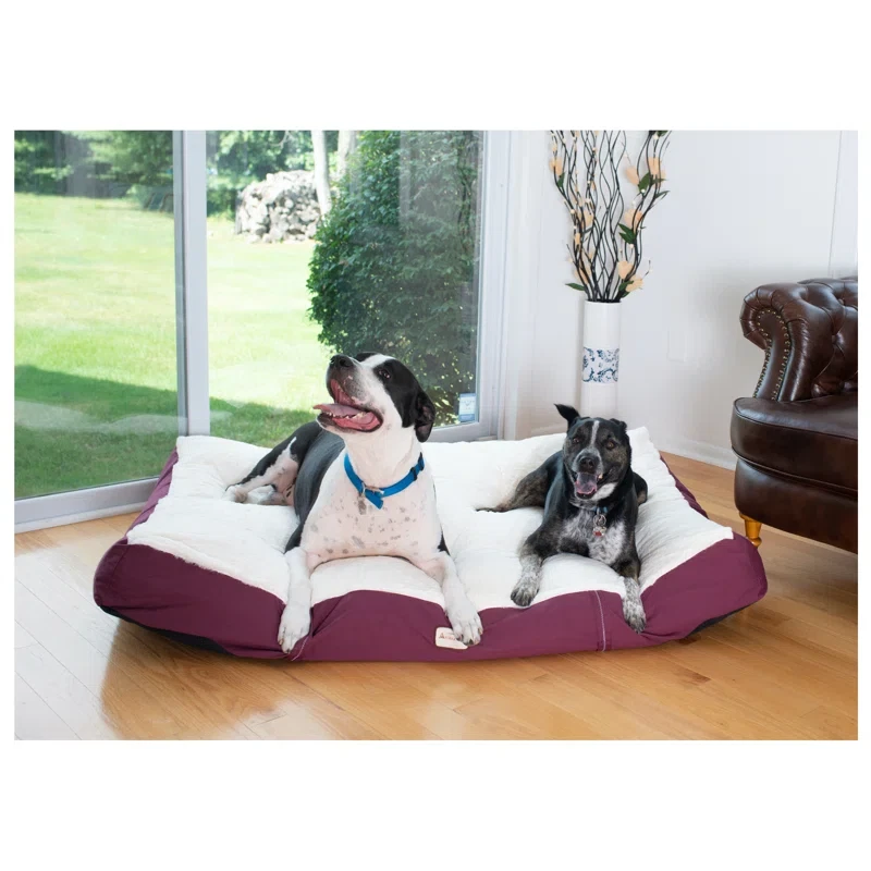 Dog Bed XXL Waterproof Soft with Removable Plush Cover Non Skid Base  8 in Thick - Image 1 of 4