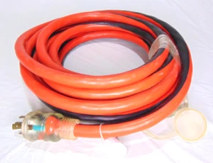 Cable generador, electrodoméstico exterior, 4 clavijas 3121738, Kaite 30A 250VAC 7500W 25 pies - Imagen 1 de 15