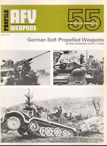 AFV PROFILE 55 WW2 GERMAN SELF-PROPELLED WEAPONS HALF-TRACK PANZERJAGER JAGDPANZ - Picture 1 of 3