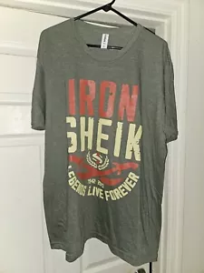 CAMISETA NUEVA IRON SHEIK WWE WWF LEGEND WRESTLING TEE PWT CRATE XL - Imagen 1 de 2