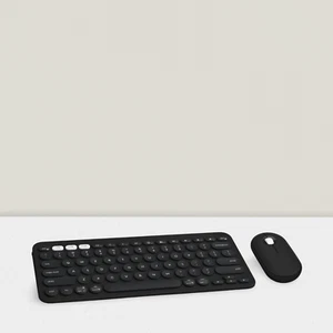 2 Combo Wireless Keyboard and Mouse Quiet Portable Customizable Logi Bolt Black - Picture 1 of 5