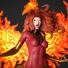 Jean Grey The Phoenix from X-Men - by CA Studios