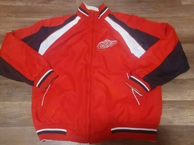 Vintage G-III Carl Banks NHL Detroit Red Wings Reversible Light Jacket Medium  - Image 1 of 4