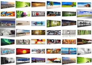 Bilder Wandbild 120 x 40 cm aufhänfertige Leinwand D2 - Bild 1 von 70