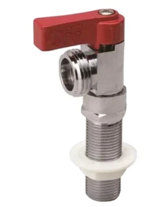 Válvula de repuesto para lavadora en caliente ProLine 102-209, cromo, 1/2" MIP y 1/2” C - Imagen 1 de 8