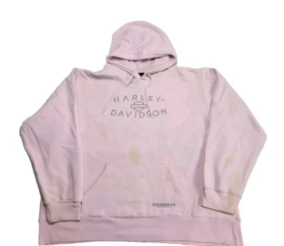 Sudadera con capucha para mujer Harley Davidson talla 1X rosa Foto 1 de 4