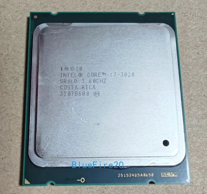 Intel Core i7-3820 SR0LD 3.6GHz 4 Cores 130W LGA2011 CPU Processor i7 3820 - Image 1 of 4
