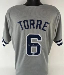 Joe Torre Autographed Signed New York Yankees Custom Jersey (JSA Witness COA) - Picture 1 of 5
