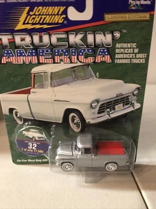 Chevy cameo plateado Johnny Lightning Truckin' America 1955 - Imagen 1 de 5