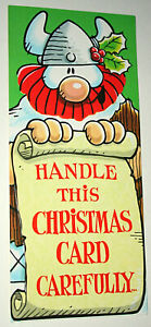 Newspaper Comic Strip Merry Christmas Card Hagar The Horrible 1983 NOS New