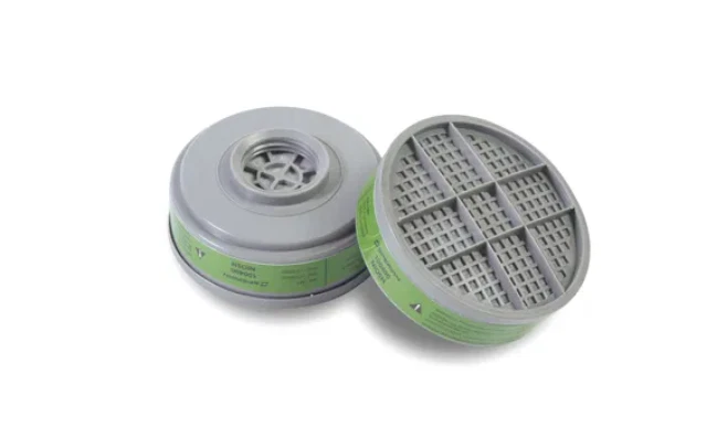 6- Sperian T100400 Ammonia Methylamine Filter Replacement Respirator Cartridge - Image 1 of 1