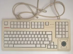 Compaq mechanische Tastatur Trackball MX 11800/G80-11801 Cherry Brown Switch - Bild 1 von 5