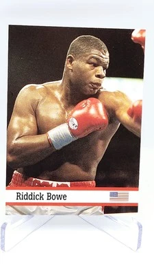 1993 Riddick Bowe Fax Pax #9 Card - Image 1 of 2