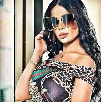 Gucci GG0252S 003 Womens Butterfly Sunglasses in Gold with Brown Lens 100% UV - Image 1 of 4