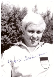 Ingrid Hartmann (verstorben) Rudern (2.OS 1960) Autogrammkarte 8,9 x 13,0 cm - Bild 1 von 1