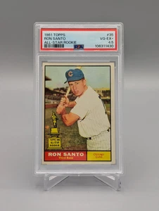 1961 Topps #35 Ron Santo RC PSA 4.5 Cubs - Bild 1 von 2