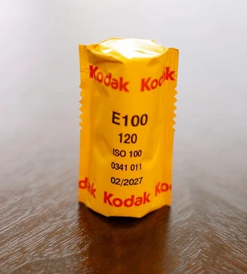 Kodak E100 120 Ektachrome Color Reversal Film (New) single roll - Image 1 of 2