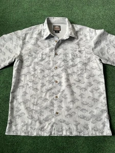 Weatherproof Garment Co. Men’s Fishing Shirt Size Large Vented Brim Bluegill  - Picture 1 of 5